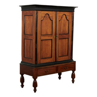 Antique Ceylonese Colonial Cupboard For Sale