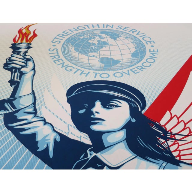 Shepard Fairey (Obey), Angel of Hope and Strength, Screen Print For Sale - Image 7 of 9