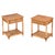 French Riviera Nightstands in Bamboo, Rattan and Brass, Italy, 1970s, Set of 2 For Sale - Image 14 of 14