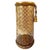 Mid-Century Modern 1950 Mid-Century Italian Gilt Metal Lattice & Rope Tassel Umbrella Stand, Attr. To Li Puma Firenze For Sale - Image 3 of 9