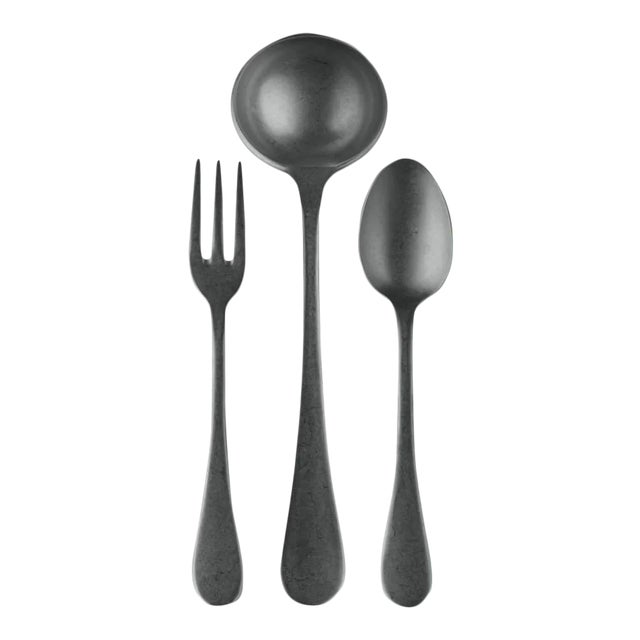 Mepra 3-Piece Serving Set, Oro Black For Sale
