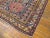 1930s Blue Geometric Tribal Antique Caucasian Shirvan Carpet 4' X 4'6'' Knotted Wool Rug For Sale In New York - Image 6 of 11