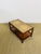 Elegant vintage serving cart on casters, typical of 1960s scandinavian design. its frame is made of solid and veneered...