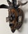 Guro Style African Carved Wood Horned Antelope Mask With Figure, Côte D’Ivoire For Sale - Image 4 of 12
