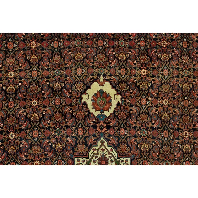Zabihi Collection Palace Size Antique Persian Bidjar Rug - 15'7" x 22'4" For Sale In New York - Image 6 of 9