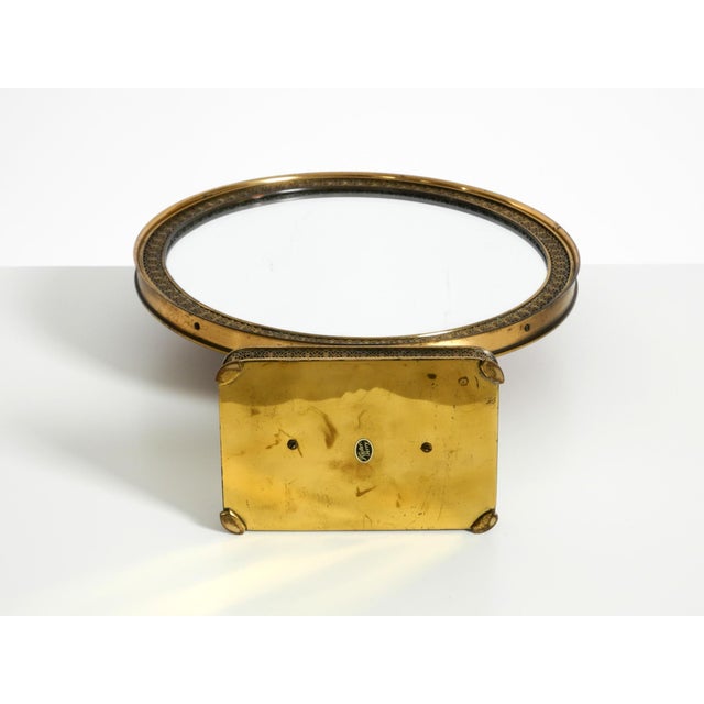 Large Mid-Century Italian Brass Table Mirror, 1950s For Sale - Image 14 of 18