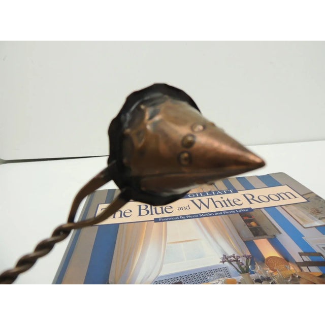Vintage Copper Twisted Handle Candle Snuffer For Sale In Tampa - Image 6 of 7
