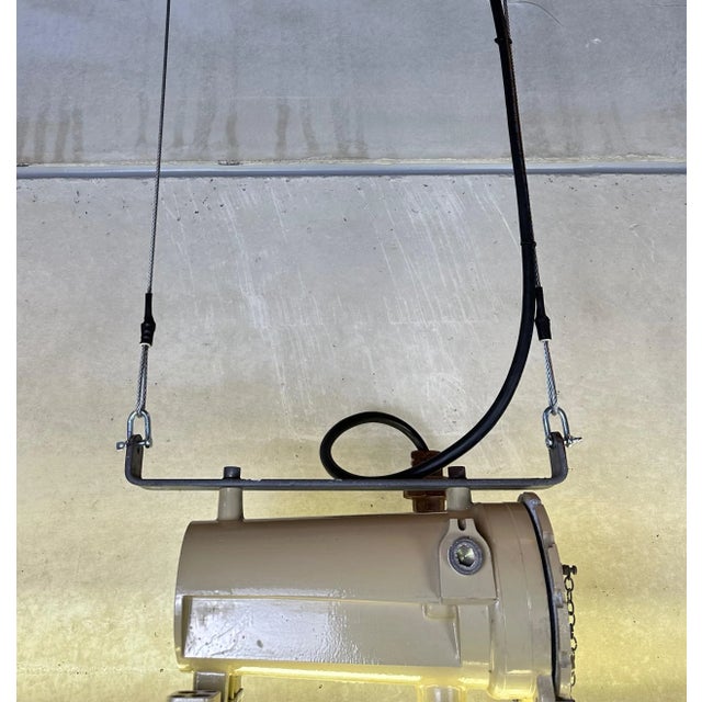 Industrial Hanging Lamp from Mapelec For Sale - Image 9 of 11