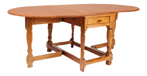 Retractable Dining Table, 1800s