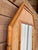 Chocolate Vintage Octagonal Faux Bamboo and Woven Rattan Wall Mirror For Sale - Image 8 of 12
