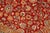 Shabby Chic Shabby Chic 1990's Floral Pak-Persian Red/Beige Wool Rug - 6'1'' X 9'2'' For Sale - Image 3 of 9