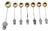 Coffee Spoons and Sugar Ladle, Set of 6 For Sale