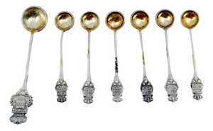 Coffee Spoons and Sugar Ladle, Set of 6