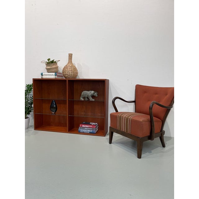 Danish Modern Teak Bookcase by Børge Mogensen for FDB Møbler, 1950s For Sale - Image 17 of 18