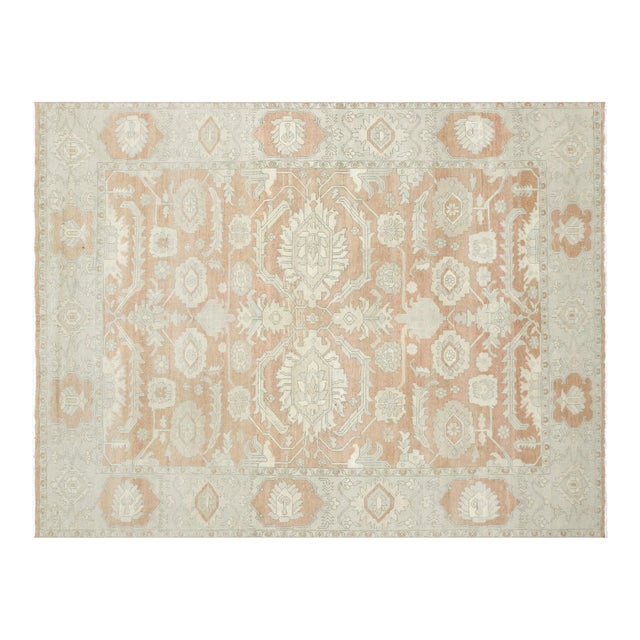 1960s Egyptian Sultanabad Rug For Sale