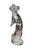 Elegant pair of Baccarat clear crystal golfer figurines, each beautifully sculpted in a different golfing pose. The...