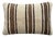 Turkish Wool Lumbar Kilim Pillow Cover 16'' X 24'' For Sale