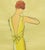 Traditional Lanvin of Paris C1920s Fashion Model Original Watercolour For Sale - Image 3 of 5