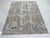 Traditional 9x12 Clara Stylish Gray Abstract Modern Hand Knotted Wool Carpet Rug For Sale - Image 3 of 4