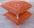 Orange Moroccan Silk Sabra Pillows Cover - a Pair For Sale - Image 8 of 9