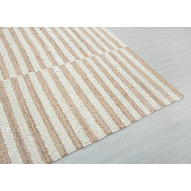 10x14Ft. Natural Wool & Jute Modern Premium Quality Rug For Sale - Image 18 of 18