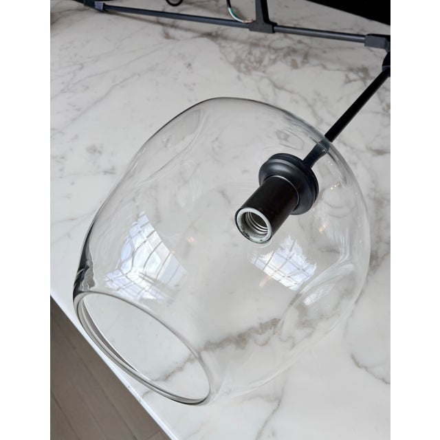 Lindsey Adelman Studio 3-Globe Branching Bubble Chandelier For Sale - Image 10 of 14