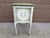 Vintage French Provincial Cream & Sage Green Painted Nightstand With Botanical Decoration For Sale - Image 11 of 14