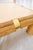 Bamboo and Brass Coffee Table with Ivory-Colored Top, 1970s For Sale - Image 4 of 5