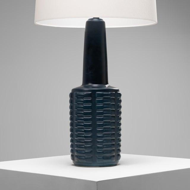 Einar Johansen Large Stoneware Table Lamp by Einar Johansen for Søholm Stentøj, Denmark, 1960s For Sale - Image 4 of 8