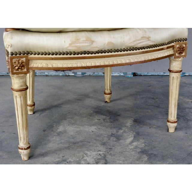 Mid 19th Century 19th Century Italian Sheraton Armchair For Sale - Image 5 of 11