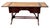 Magnificent double-sided English desk with mahogany extension and leather top. Dimensions: Height 78 cm, Width 136 cm,...