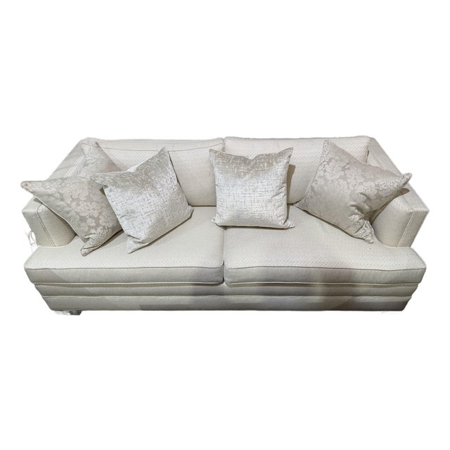 Ethan Allen "Astor" Sofa With Four Pillows For Sale