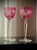 Ruby Cut Crystal Hock Glasses with Peacock and Starburst Cutting, 1950, Set of 6 For Sale - Image 16 of 18