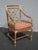 McGuire Vintage McGuire Mid Century Target Back Bamboo Arm Chair ~Dining Chair W Leather For Sale - Image 4 of 12