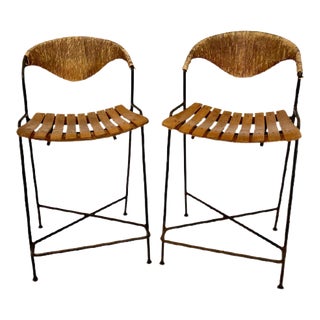 Arthur Umanoff Mid Century Modern Counter Stools - a Pair For Sale