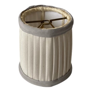 Vintage Pleated Mini Lamp Shade For Sale