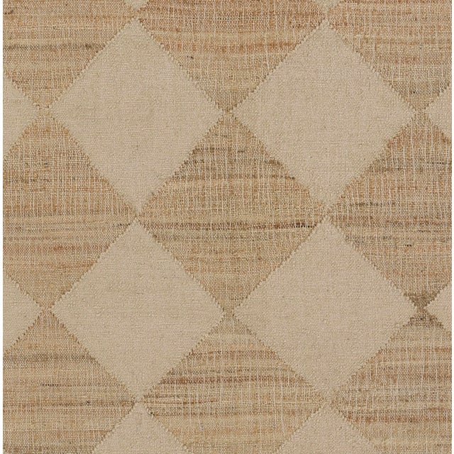 Erin Gates by Momeni Orchard Court Checker Ivory Hand Woven Wool and Jute Area Rug 2'3" X 12' Runner For Sale In Atlanta - Image 6 of 12
