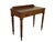 A Mid 19th-C. English William IV mahogany side table with two frieze drawers. Features solid mahogany dovetailed drawer...