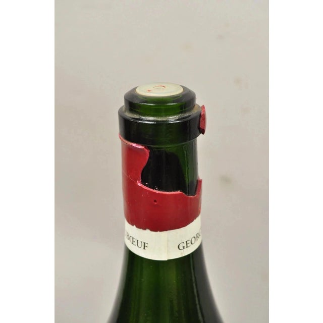 Late 20th Century 2002 George Duboeuf Beaujolais Nouveau VTG Display Dummy Wine Champagne Bottle For Sale - Image 5 of 9