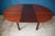 Italian Round Oval Rosewood Dining Table with Extension, 1970s For Sale - Image 12 of 17