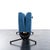 Tecno Vintage Model D70 Sofa Bed Black Iron Reupholstered Blue by Osvaldo Borsani for Tecno, 1970s For Sale - Image 4 of 7