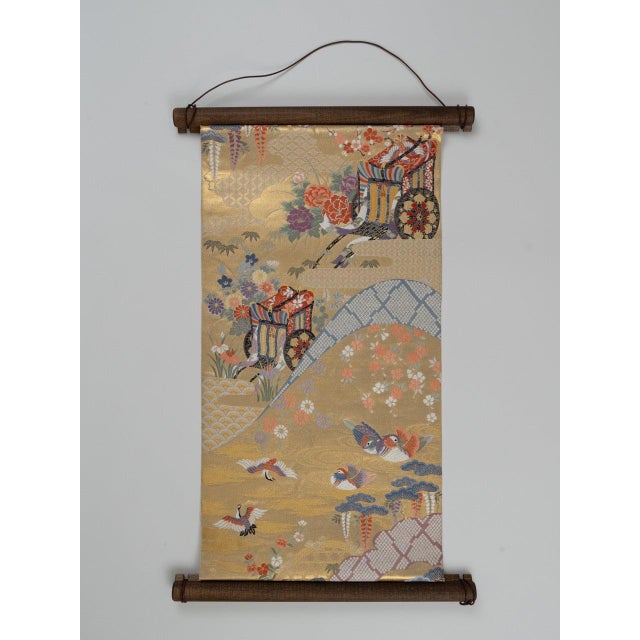 Early 21st Century Japanese Ceremonial Silk Wall Tapestry by Renaras For Sale - Image 5 of 5