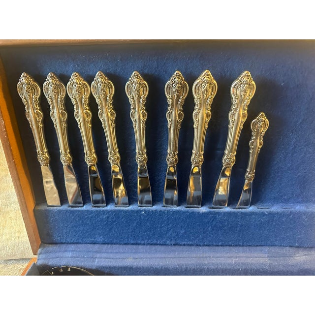 1964 Towle Sterling Silver Place Setting- El Grandee- 43 Pieces For Sale In Denver - Image 6 of 7