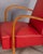 Vintage Italian Armchairs in Red Leather, 1950s, Set of 2 For Sale - Image 10 of 17