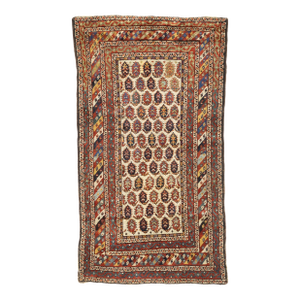 Antique Persian Lori Tribal Rug 3’6” X 6’6”
