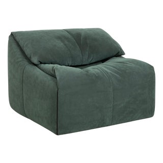 Plumy Armchair in Sage Green Fabric Ligne Roset For Sale