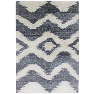 Aara Rugs Inc. Hand Knotted Bamboo Rug - 9′ × 12′ For Sale