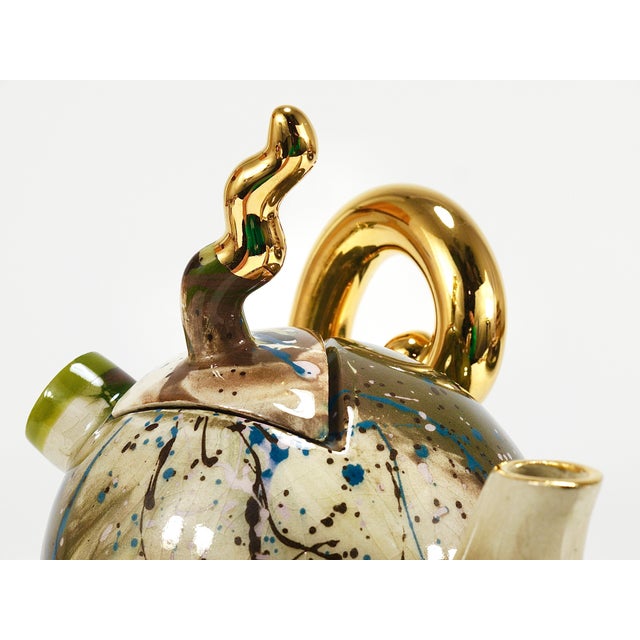 Ettore Sottsass Postmodern Pop Art Sculptural Tea Service by Juraj Mahalik for Art4, Slovakia, 1990s, Set of 10 For Sale - Image 4 of 18