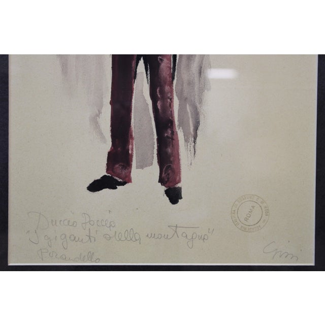 Portraiture Illustration Watercolor For Sale - Image 3 of 6