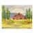 1949 Yakima Washington Barn Watercolor by Matthews For Sale